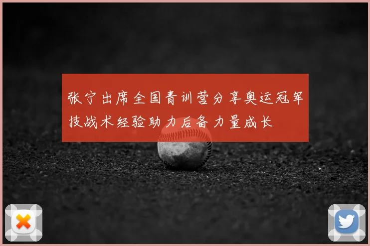 张宁出席全国青训营分享奥运冠军技战术经验助力后备力量成长